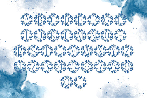 Petalyn Monogram Font Dm Letter Studio 