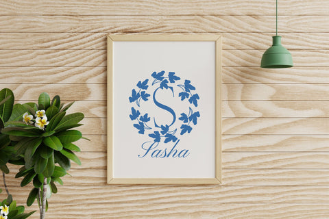 Petalyn Monogram Font Dm Letter Studio 