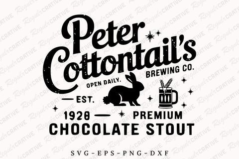 Peter Cottontail's Brewing Co SVG Design SVG Regulrcrative 
