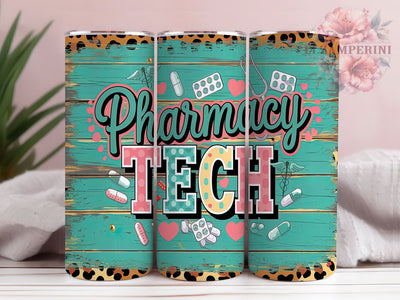 Pharmacy Tech Medicine Healthcare Tumbler, Pharmacist Tumbler Design, 20oz Skinny Tumbler, Sublimation Design, Pharmacy Gift Idea, Medicine Theme Tumbler, Healthcare Worker Tumbler Sublimation Li Zamperini 