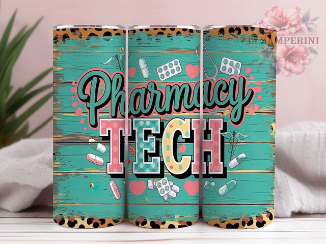Pharmacy Tech Medicine Healthcare Tumbler, Pharmacist Tumbler Design, 20oz Skinny Tumbler, Sublimation Design, Pharmacy Gift Idea, Medicine Theme Tumbler, Healthcare Worker Tumbler Sublimation Li Zamperini 