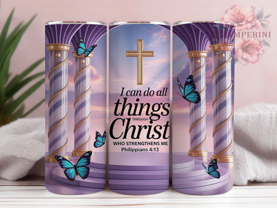 Philippians 413 20oz Tumbler, Bible Verse, Christian Faith, Scripture Design, Religious Theme, 20oz Wrap, PNG File Sublimation Li Zamperini 