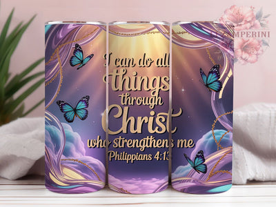Philippians 413 20oz Tumbler, Bible Verse, Christian Faith, Scripture Design, Religious Theme, 20oz Wrap, PNG File Sublimation Li Zamperini 