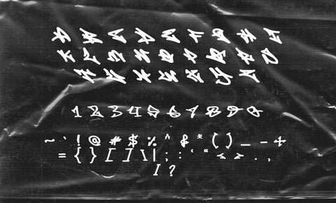 Phoenix Disaster - Monoline Graffiti Font Font Mozzatype 