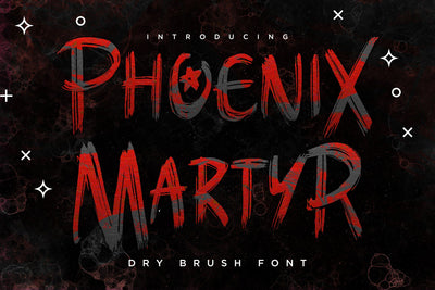 Phoenix Martyr Font Dm Letter Studio 