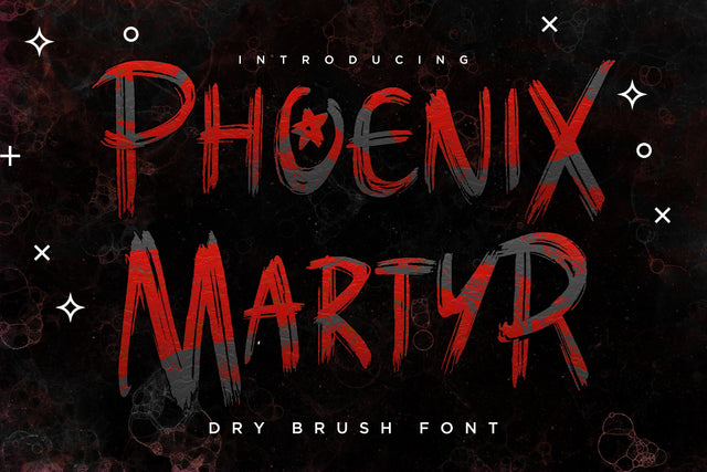 Phoenix Martyr Font Dm Letter Studio 