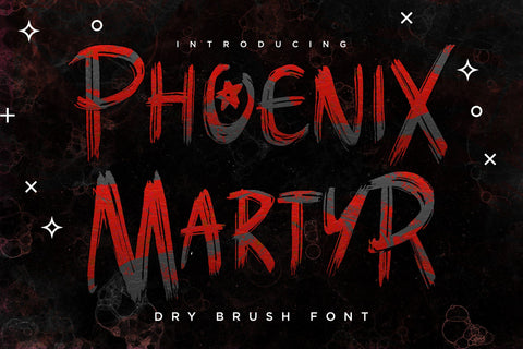 Phoenix Martyr Font Dm Letter Studio 