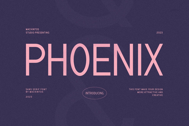 Phoenix - Modern Sans Serif Font studioalmeera 