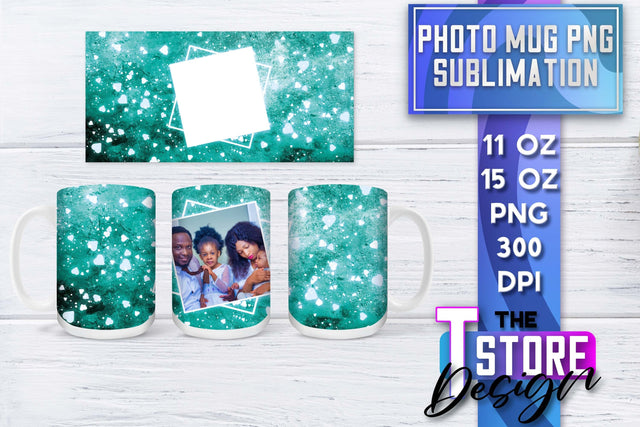 Photo Frame Mug Sublimation | 11 oz 15 oz Mug | PNG File Sublimation The T Store Design 