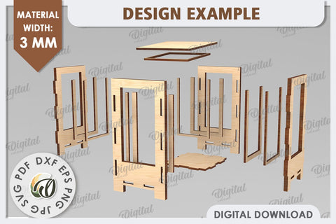 Photo Frame Nightlights Laser Cut Bundle. Valentine's Gift SVG Evgenyia Guschina 