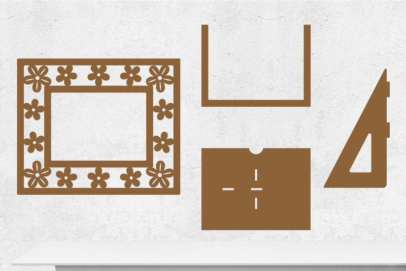 Photo Frames Cut Files | Laser Cut Files - So Fontsy