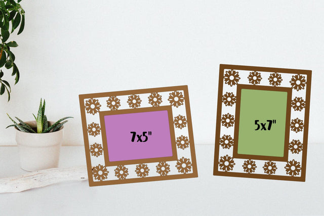 Photo Frames Cut Files | Laser Cut Files SVG zafrans studio 