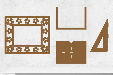 Photo Frames Cut Files | Laser Cut Files SVG zafrans studio 