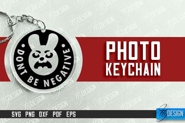 Photo Keychain Design | Round Keychain Design | Photo Camera SVG Fly Design 