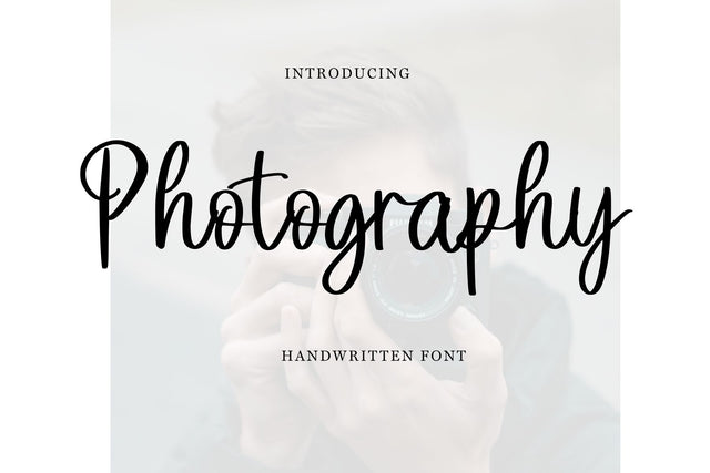 Photography Font Chamsae Studio 