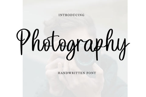 Photography Font Chamsae Studio 