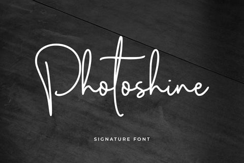Photoshine Font Abo Daniel Studio 