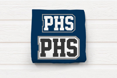 PHS High School Initials Embroidery Embroidery/Applique DESIGNS Risa Rocks It 