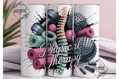 Physical Therapy Collage 20oz Tumbler Sublimation sassyprint 