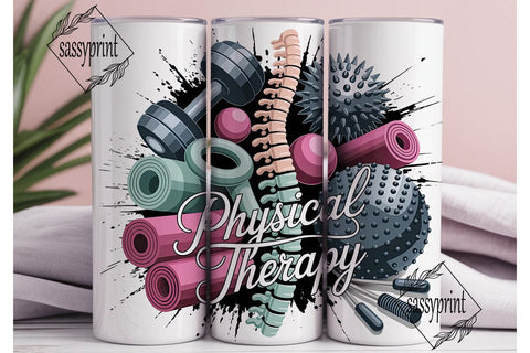 Physical Therapy Collage 20oz Tumbler Sublimation sassyprint 