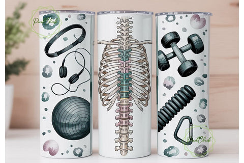 Physical Therapy Watercolor 20oz Tumbler Sublimation PixelChick 