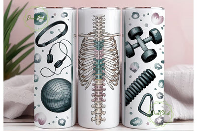 Physical Therapy Watercolor 20oz Tumbler Sublimation PixelChick 