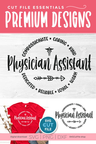 Physician assistant svg for cutting machines SVG SVG Cut File 