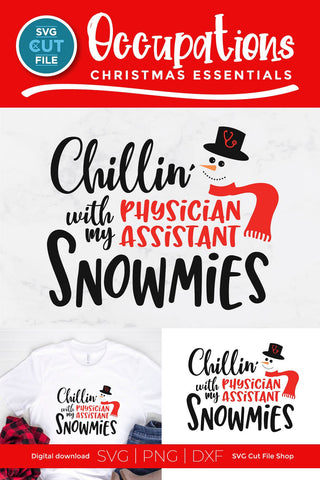 Physician assistant svg, pa svg, Christmas physician assistant SVG SVG Cut File 