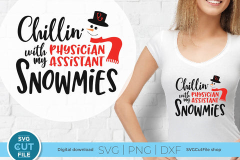 Physician assistant svg, pa svg, Christmas physician assistant SVG SVG Cut File 