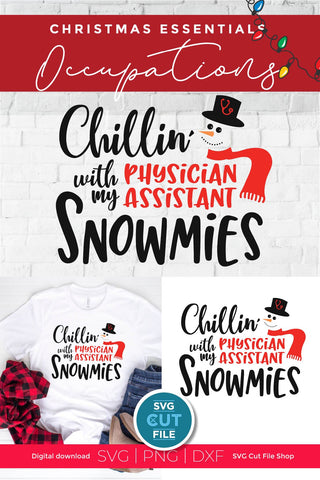 Physician assistant svg, pa svg, Christmas physician assistant SVG SVG Cut File 