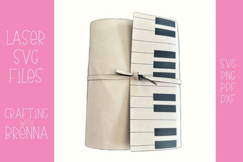 Piano Journal Cover Laser SVG File SVG Crafting With Brenna 