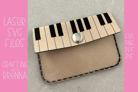 Piano Small Purse Laser SVG File SVG Crafting With Brenna 
