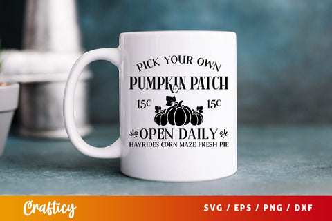 Pick your own pumpkin patch 15c SVG Design SVG Designangry 