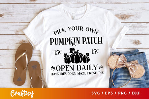 Pick your own pumpkin patch 15c SVG Design SVG Designangry 