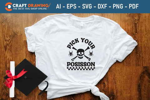 Pick Your Posisson Svg, Halloween Svg , Halloween Clipart, Ghost Svg, Halloween Shirt Svg, Hippie Svg, Retro Svg, Svg Bundle, Sublimation Designs SVG Debashish Barman 