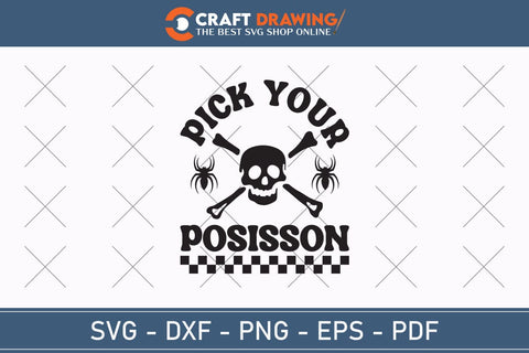 Pick Your Posisson Svg, Halloween Svg , Halloween Clipart, Ghost Svg, Halloween Shirt Svg, Hippie Svg, Retro Svg, Svg Bundle, Sublimation Designs SVG Debashish Barman 