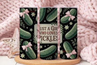 Pickle Lover 20oz Tumbler Wrap Sublimation DesignSVG 