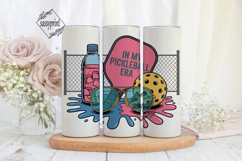 Pickleball Era 20oz Tumbler Wrap Sublimation sassyprint 