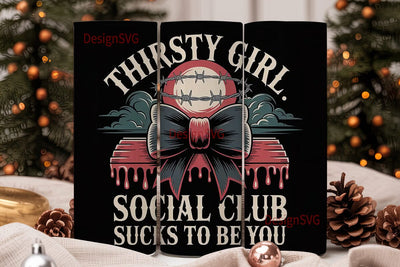 Pickleball Girls Club 20oz Tumbler Wrap Sublimation DesignSVG 