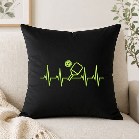 Pickleball Heartbeat Machine Embroidery Design – Pickleball Paddle ECG Embroidery File, Sports Lover Gift Design Embroidery/Applique DESIGNS PatternFeed8 