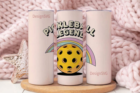 Pickleball Legend 20oz Tumbler Wrap Sublimation DesignSVG 
