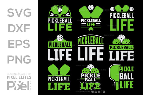 Pickleball Life SVG Pickleball Game Bundle Pickleball Quote Design PET 00513 SVG ETC Craft 