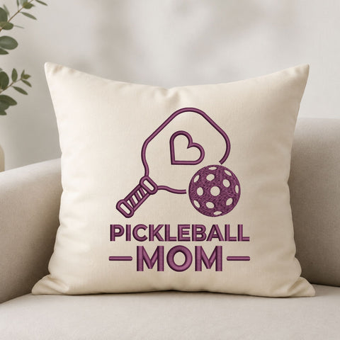 Pickleball Mom Machine Embroidery Design – Heart Paddle Pickleball Sports Embroidery File Embroidery/Applique DESIGNS PatternFeed8 