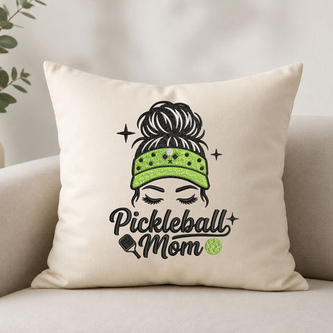 Pickleball Mom Messy Bun Machine Embroidery Design – Pickleball Mama Sports Embroidery File Embroidery/Applique DESIGNS PatternFeed8 