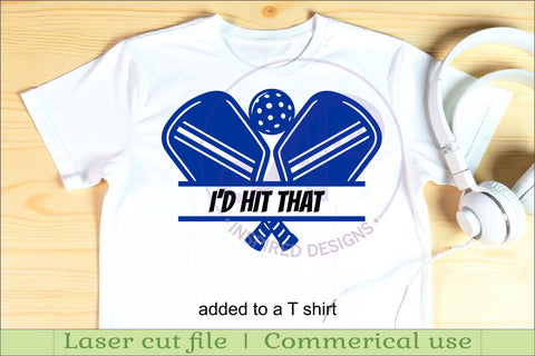 Pickleball name sign svg laser cut file SVG APInspireddesigns 