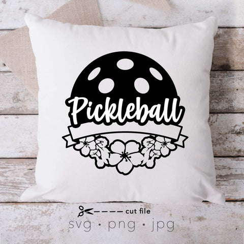 Pickleball svg bundle split monogram SVG Kimberly Thomas Design 