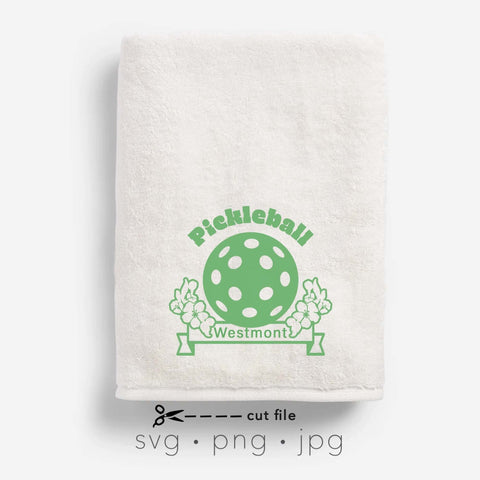 Pickleball svg bundle split monogram SVG Kimberly Thomas Design 