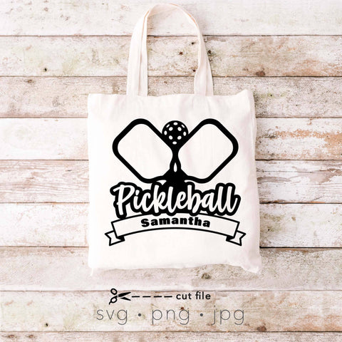 Pickleball svg bundle split monogram SVG Kimberly Thomas Design 