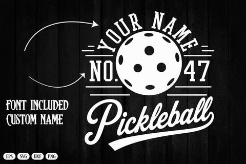 Pickleball SVG Design, Pickleball Mom & Dad Svg, Custom Pickleball Svg, Pickleball Team Shirt Svg, Mascot Number Template SVG DesignDestine 