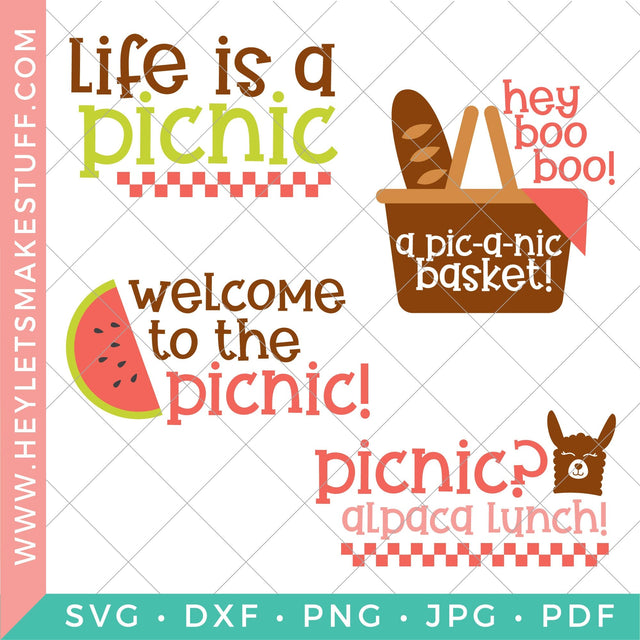 Picnic Bundle SVG Hey Let's Make Stuff 